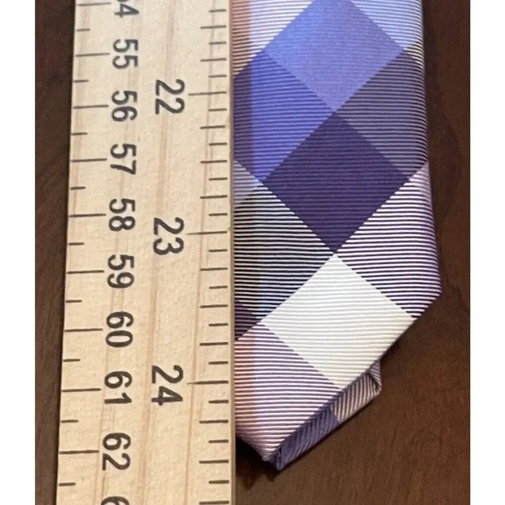 Nordstrom Kids Purple 100% Silk Men’s Neck Tie Made In China